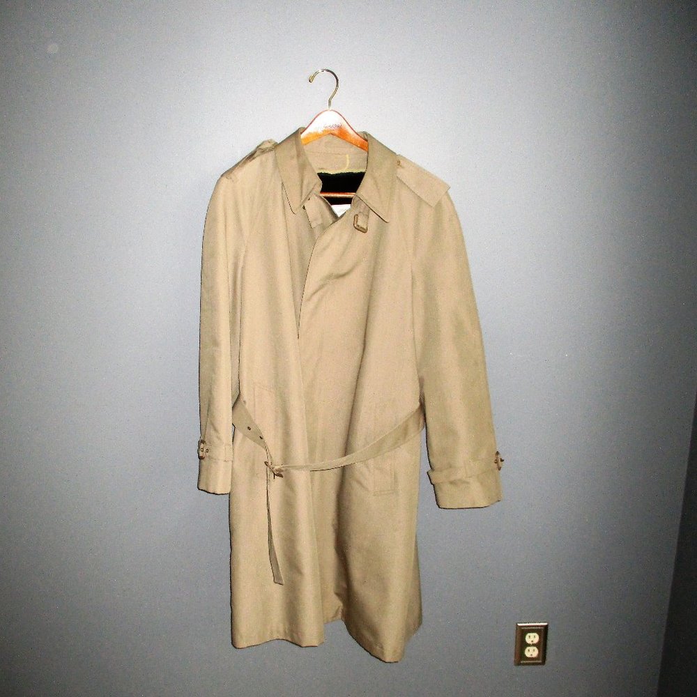 Men's London Fog Mainland Trench Coat NWOT 40 Long